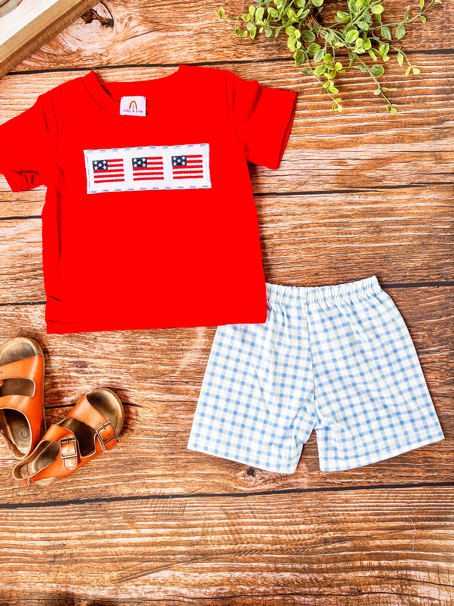 Patriotic Flag Short Set