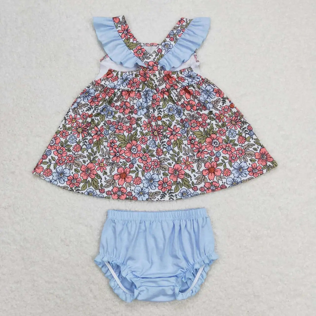 I Love Daddy Floral Set