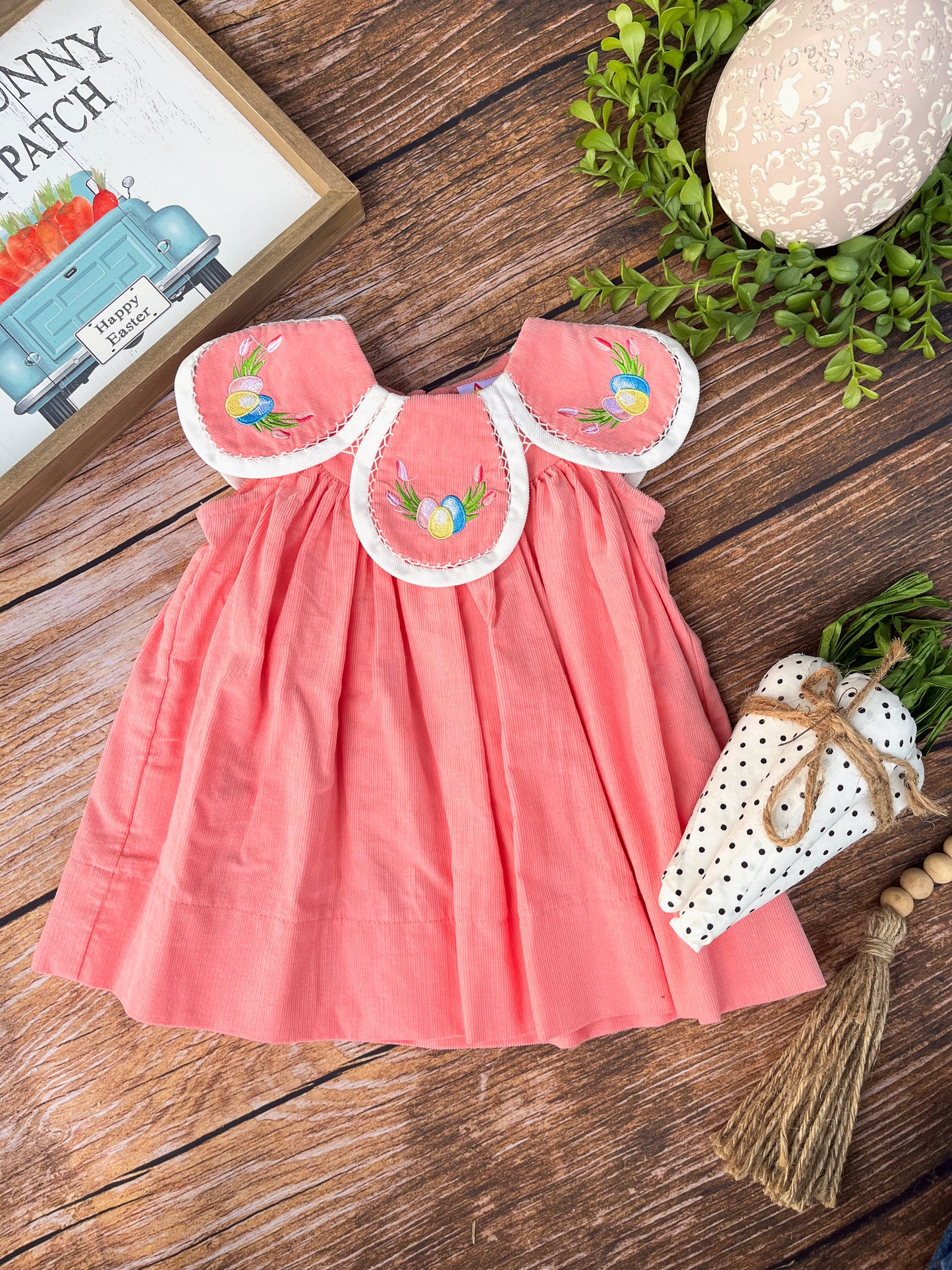 Coral Easter Egg Dress